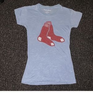 Wright & Ditson light blue red sox top